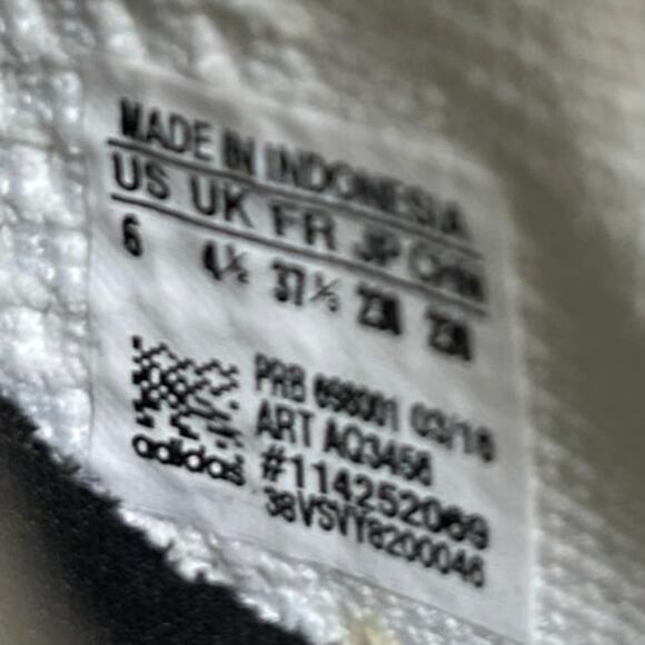 adidas PrimeKnit Skin Soccer Cleats Futbol Boots Women Sz 6 AQ3456 White Yellow - Picture 7 of 7